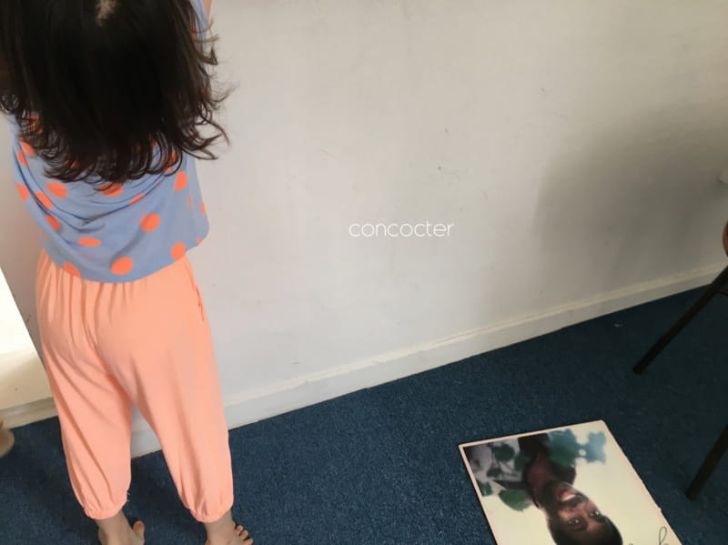 CONCOCTER - Korean Children Fashion - #Kfashion4kids - Three Neon Jogger Pants - 4