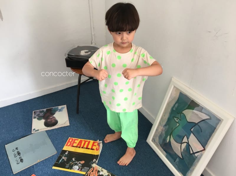 CONCOCTER - Korean Children Fashion - #Kfashion4kids - Neon Dots Sleeveless - 12
