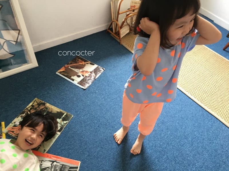 CONCOCTER - Korean Children Fashion - #Kfashion4kids - Neon Dots Sleeveless - 6