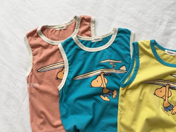 CONCOCTER - Korean Children Fashion - #Kfashion4kids - Color Snoop Sleevelss - 2
