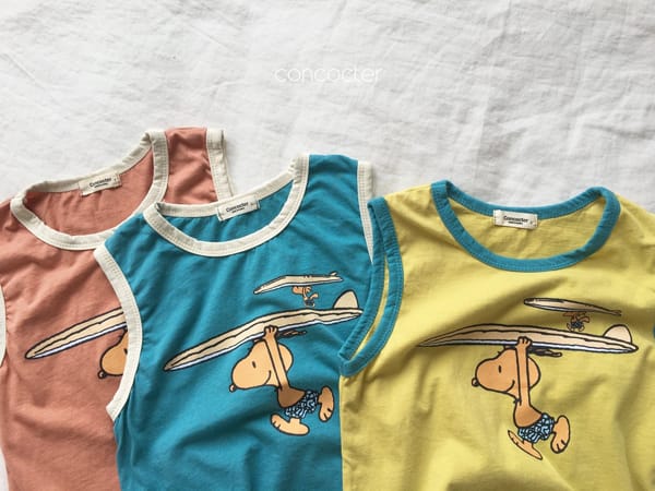 CONCOCTER - Korean Children Fashion - #Kfashion4kids - Color Snoop Sleevelss - 3