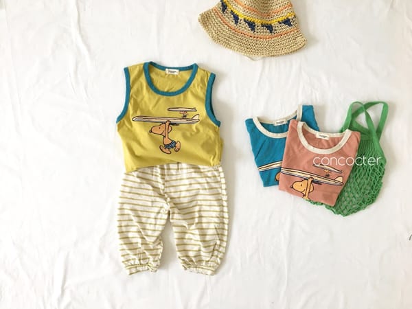 CONCOCTER - Korean Children Fashion - #Kfashion4kids - Color Snoop Sleevelss - 4