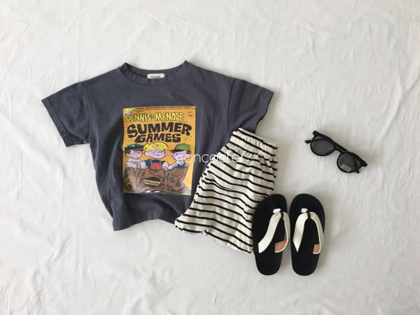 CONCOCTER - Korean Children Fashion - #Kfashion4kids - Melon Stripes Jogger Pants - 6