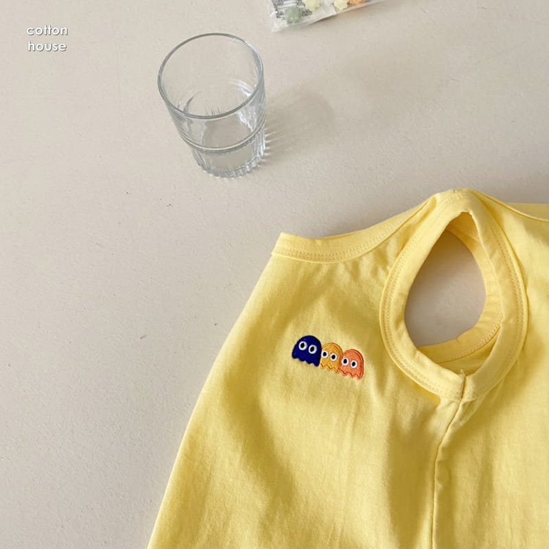 COTTON HOUSE - Korean Children Fashion - #Kfashion4kids - Pack Embroidery Sleeveless - 10