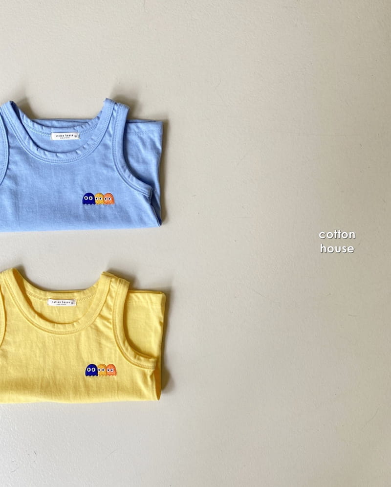 COTTON HOUSE - Korean Children Fashion - #Kfashion4kids - Pack Embroidery Sleeveless - 3