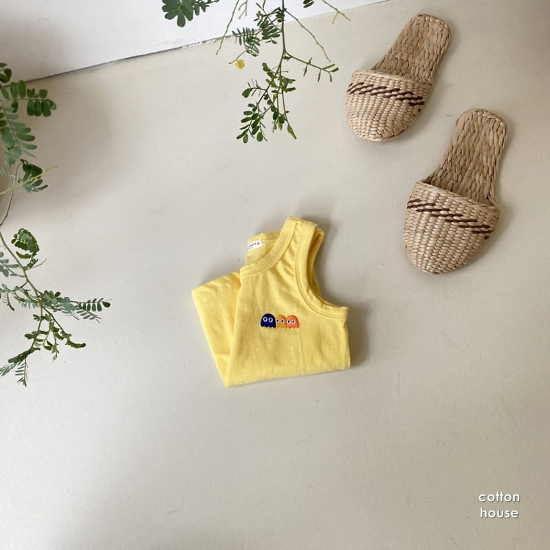 COTTON HOUSE - Korean Children Fashion - #Kfashion4kids - Pack Embroidery Sleeveless - 5