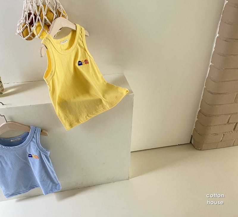 COTTON HOUSE - Korean Children Fashion - #Kfashion4kids - Pack Embroidery Sleeveless - 6