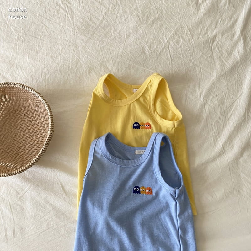 COTTON HOUSE - Korean Children Fashion - #Kfashion4kids - Pack Embroidery Sleeveless - 7