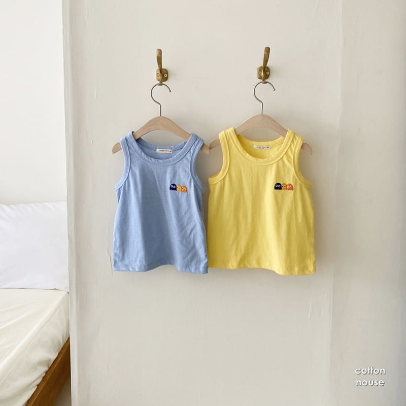 COTTON HOUSE - Korean Children Fashion - #Kfashion4kids - Pack Embroidery Sleeveless - 8