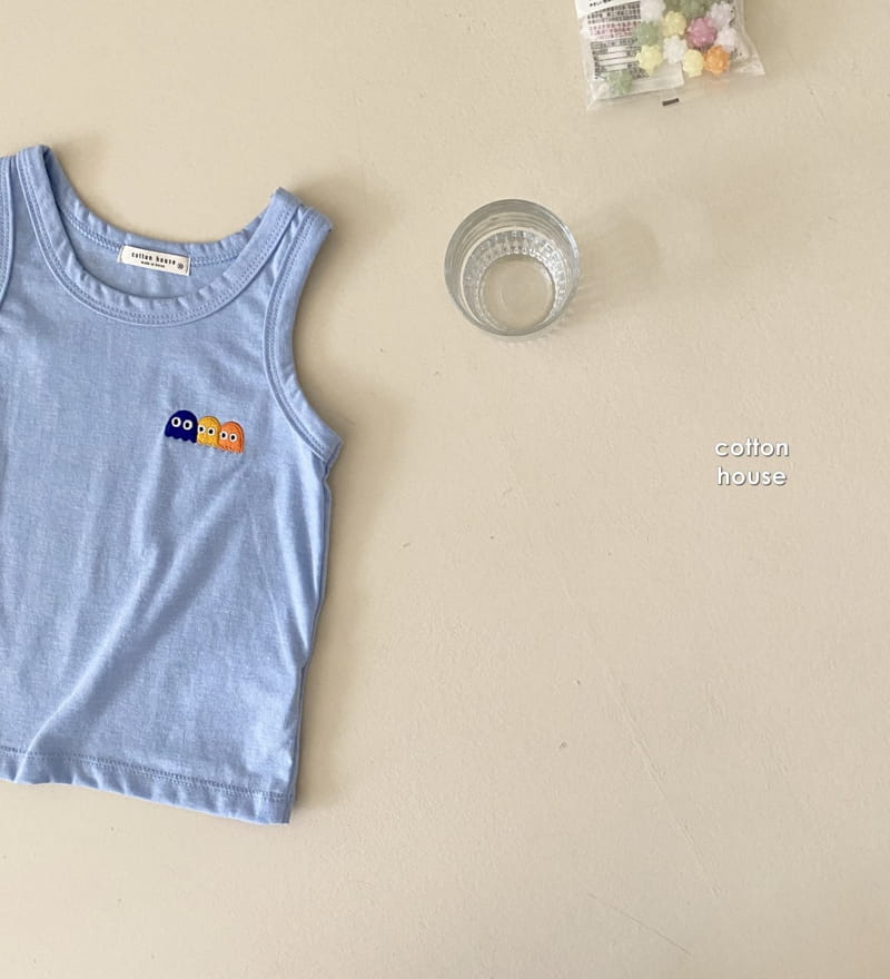 COTTON HOUSE - Korean Children Fashion - #Kfashion4kids - Pack Embroidery Sleeveless - 9