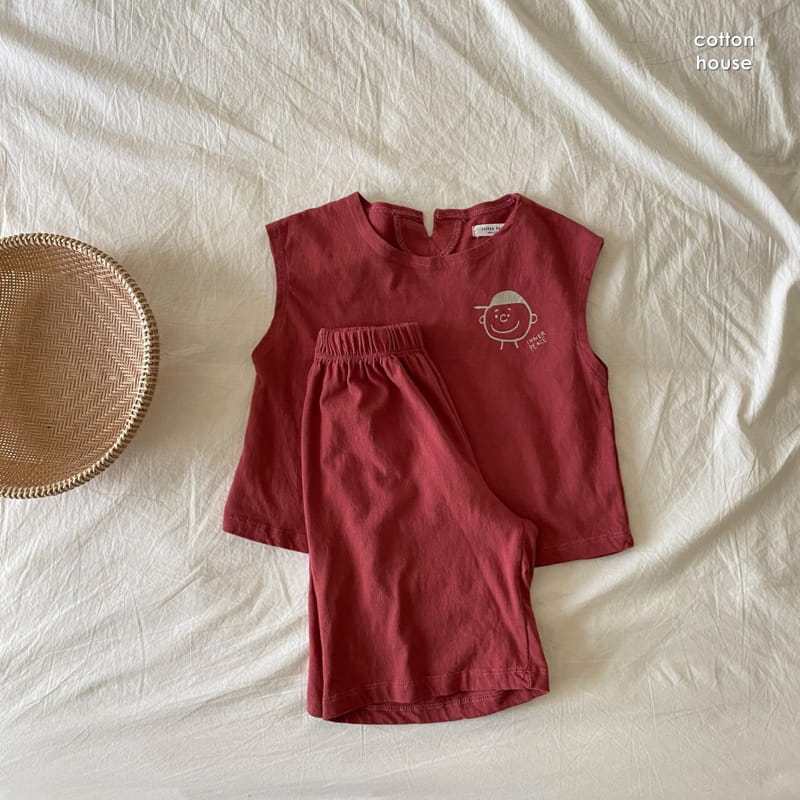 COTTON HOUSE - Korean Children Fashion - #Kfashion4kids - Charlie Top Bottom Set - 11