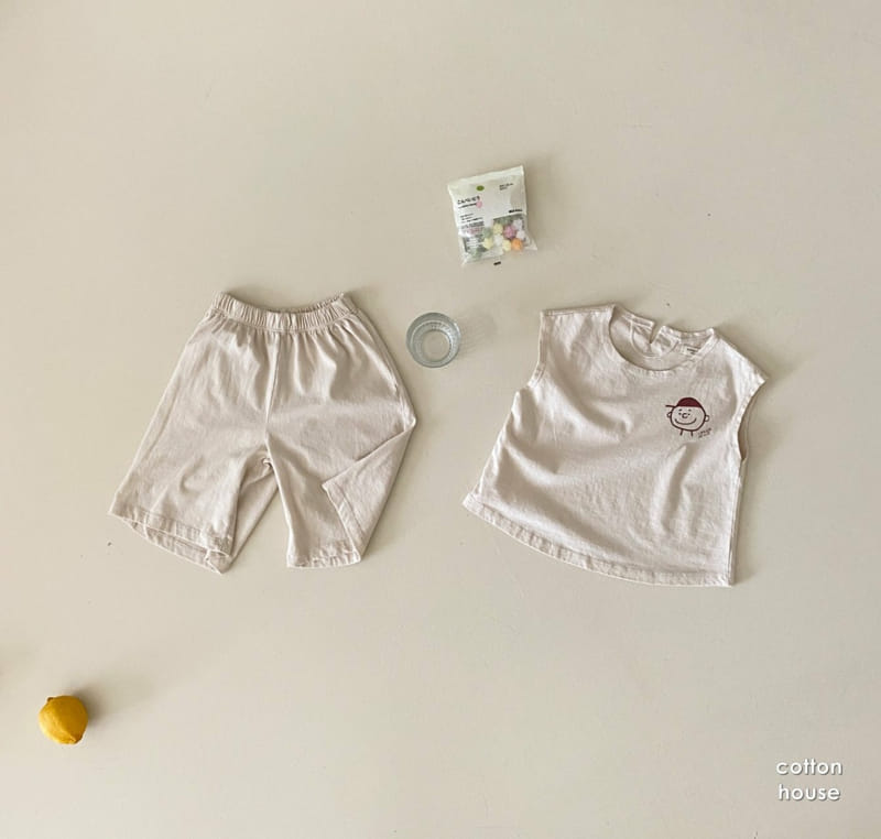 COTTON HOUSE - Korean Children Fashion - #Kfashion4kids - Charlie Top Bottom Set - 12
