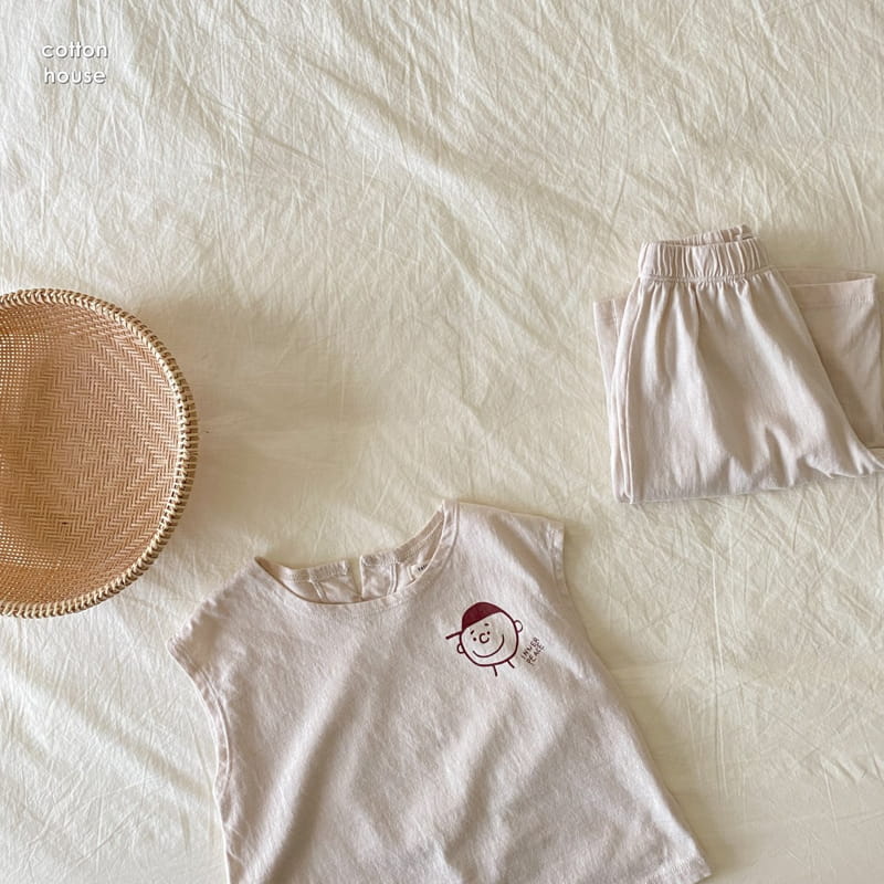 COTTON HOUSE - Korean Children Fashion - #Kfashion4kids - Charlie Top Bottom Set - 9