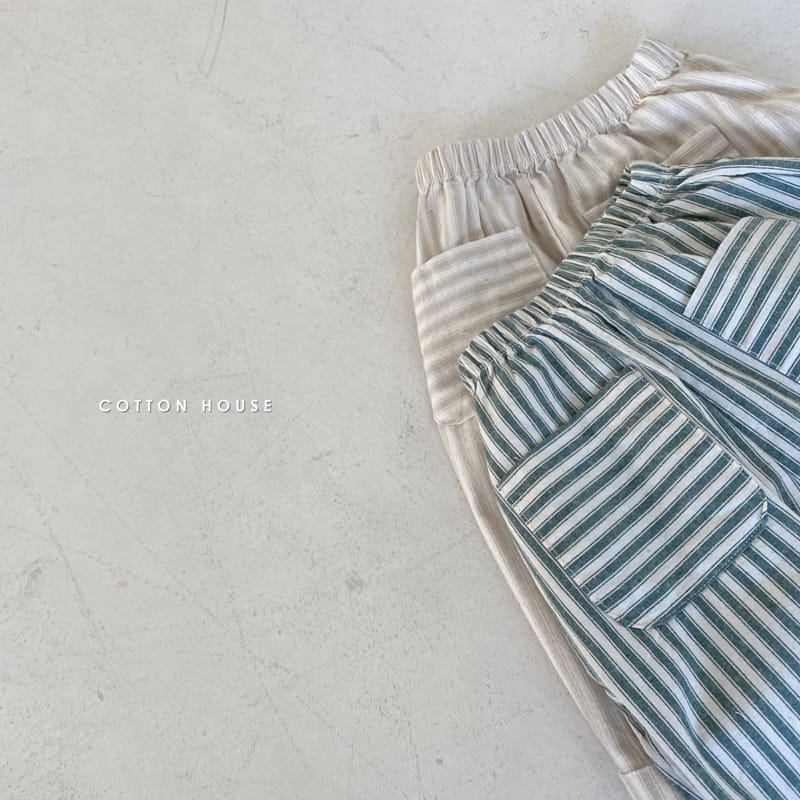 COTTON HOUSE - Korean Children Fashion - #Kfashion4kids - Stripes Jessi Pants - 2