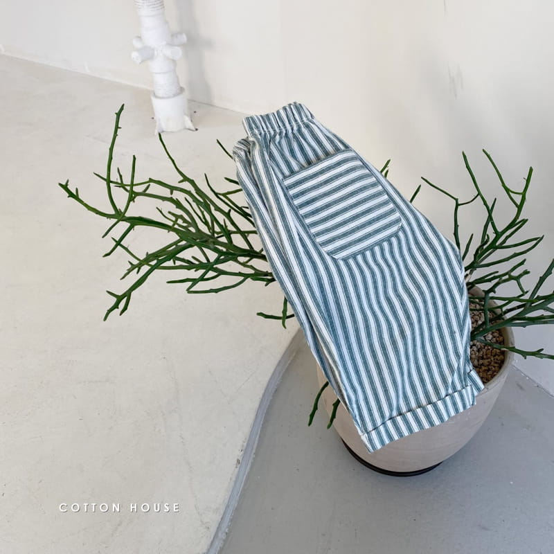 COTTON HOUSE - Korean Children Fashion - #Kfashion4kids - Stripes Jessi Pants - 6