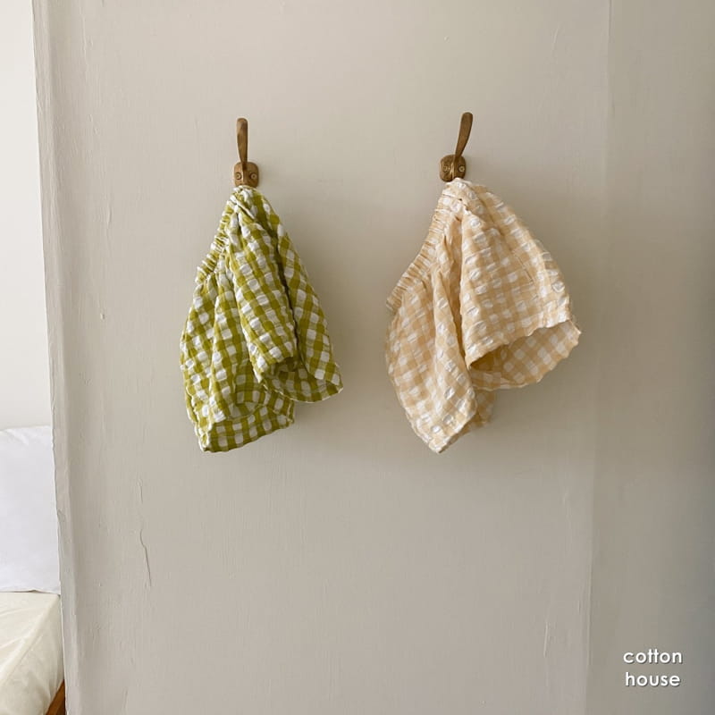 COTTON HOUSE - Korean Children Fashion - #Kfashion4kids - Petti Check Shorts - 12