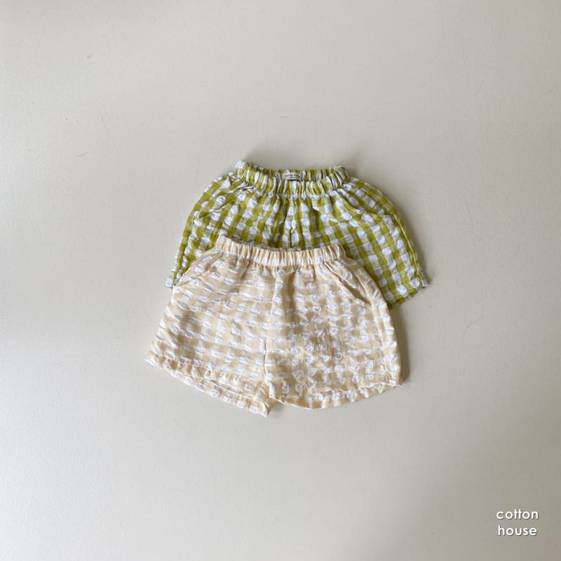 COTTON HOUSE - Korean Children Fashion - #Kfashion4kids - Petti Check Shorts - 3