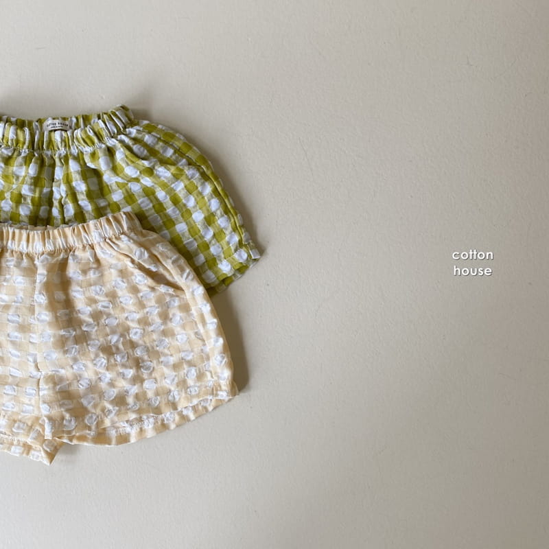 COTTON HOUSE - Korean Children Fashion - #Kfashion4kids - Petti Check Shorts - 4