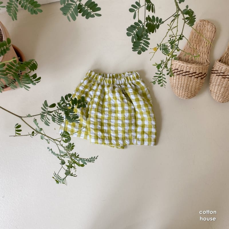 COTTON HOUSE - Korean Children Fashion - #Kfashion4kids - Petti Check Shorts - 5