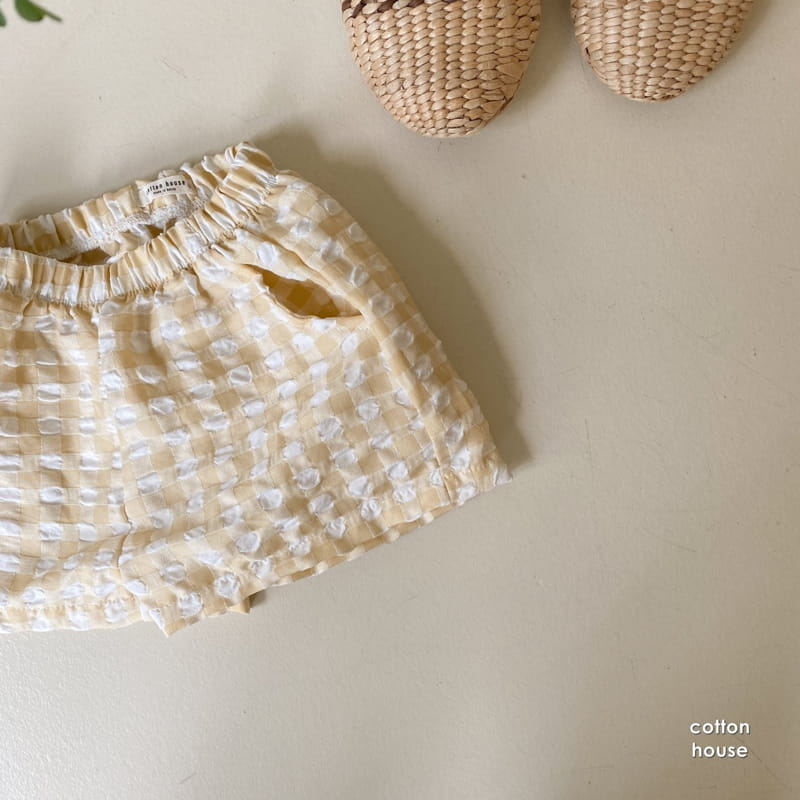 COTTON HOUSE - Korean Children Fashion - #Kfashion4kids - Petti Check Shorts - 9