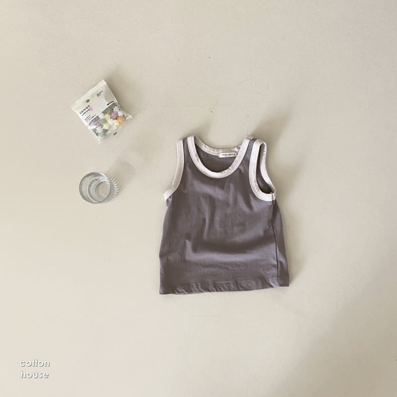 COTTON HOUSE - Korean Children Fashion - #Kfashion4kids - Rappa Color Sleeveless - 11