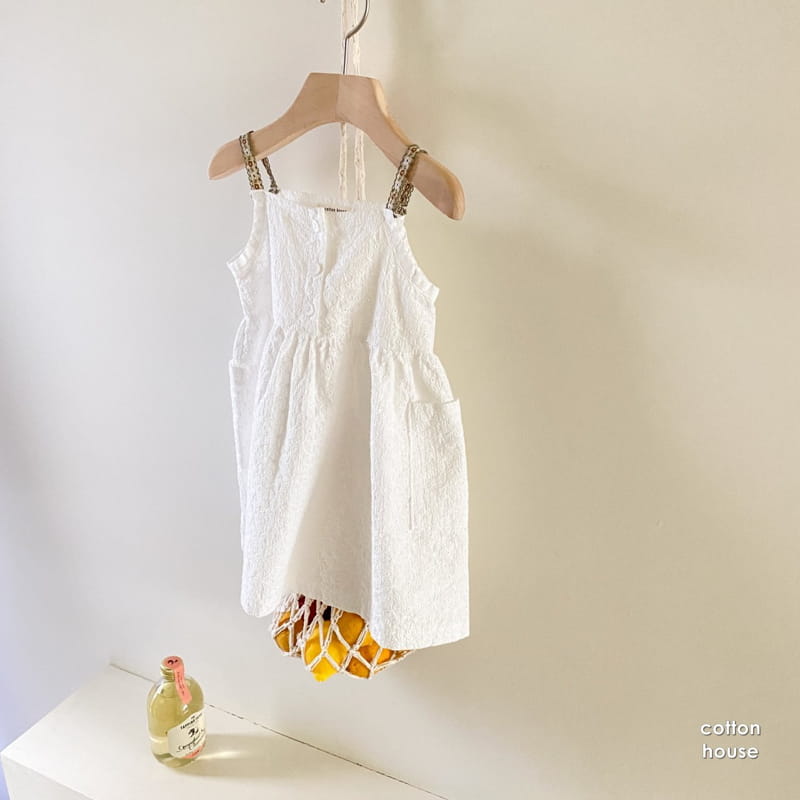 COTTON HOUSE - Korean Children Fashion - #Kfashion4kids - Flower Punching One-piece - 3