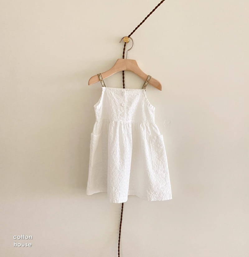 COTTON HOUSE - Korean Children Fashion - #Kfashion4kids - Flower Punching One-piece - 8