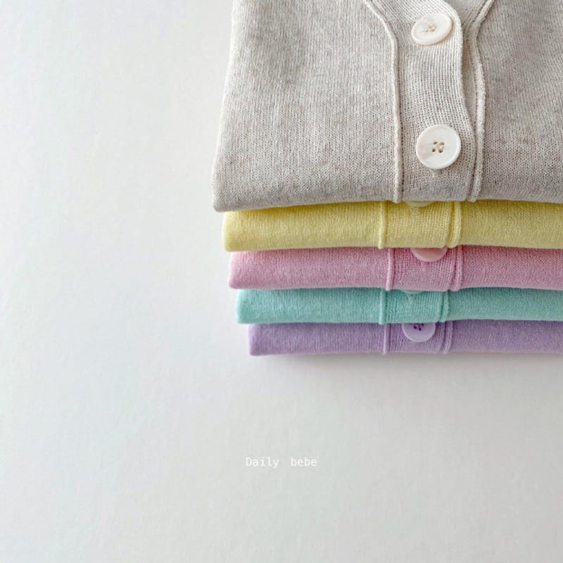 DAILY BEBE - Korean Children Fashion - #Kfashion4kids - Summer Linen Cardigan