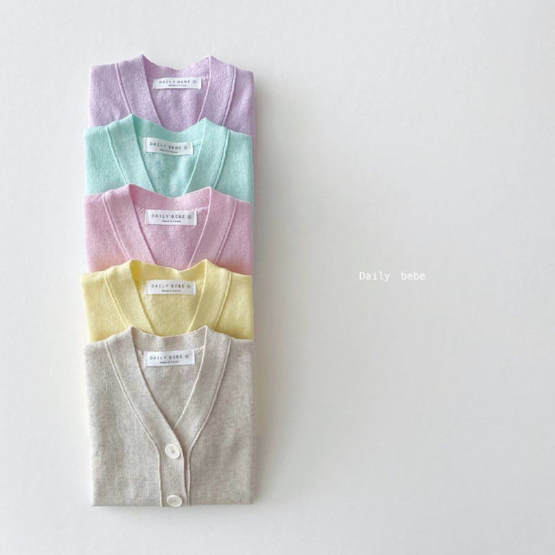 DAILY BEBE - Korean Children Fashion - #Kfashion4kids - Summer Linen Cardigan - 2