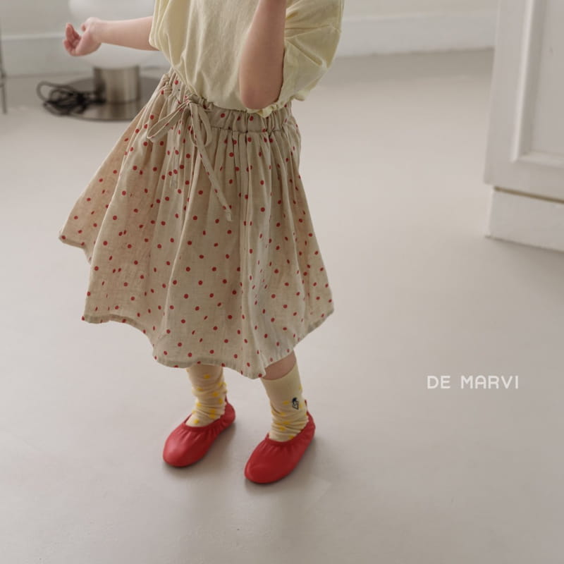 DE MARVI - Korean Children Fashion - #Kfashion4kids - Summer Dot Skirt