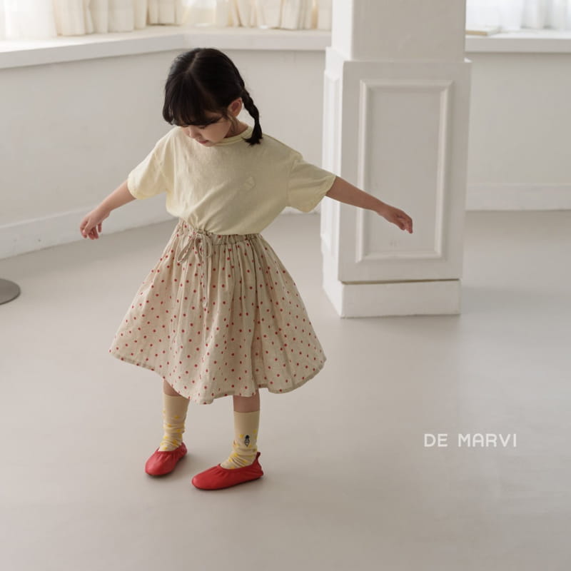 DE MARVI - Korean Children Fashion - #Kfashion4kids - Summer Dot Skirt - 11
