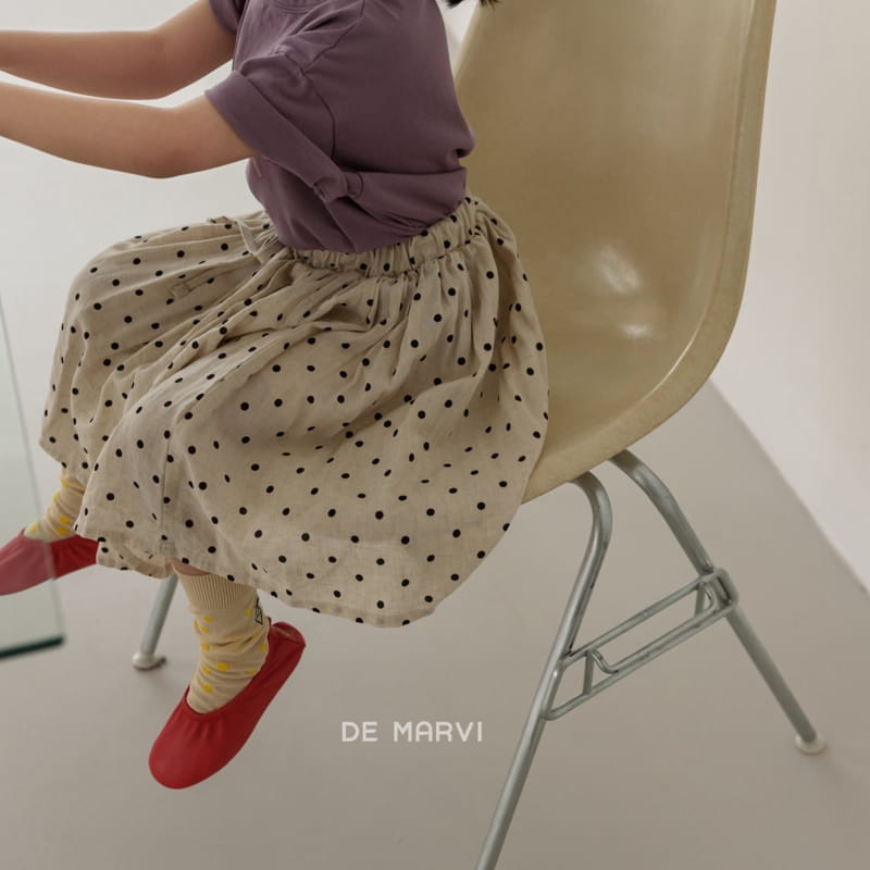 DE MARVI - Korean Children Fashion - #Kfashion4kids - Summer Dot Skirt - 3