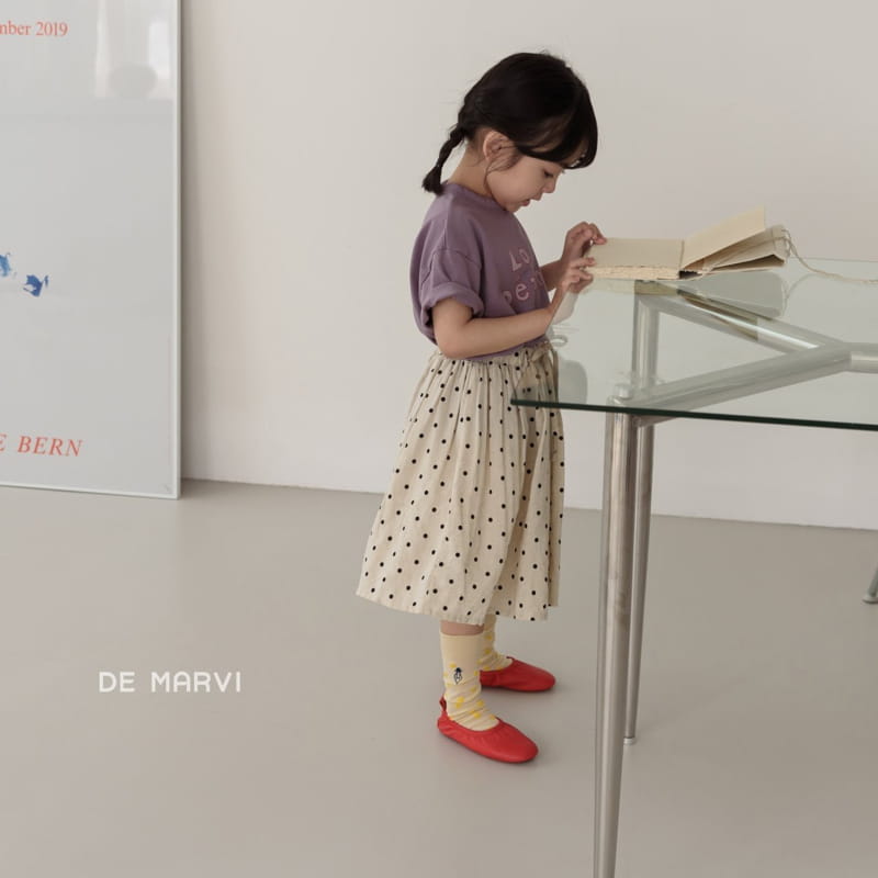 DE MARVI - Korean Children Fashion - #Kfashion4kids - Summer Dot Skirt - 4