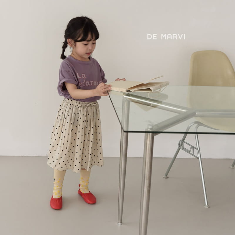 DE MARVI - Korean Children Fashion - #Kfashion4kids - Summer Dot Skirt - 7