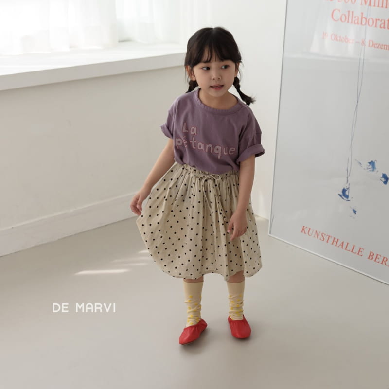 DE MARVI - Korean Children Fashion - #Kfashion4kids - Summer Dot Skirt - 8