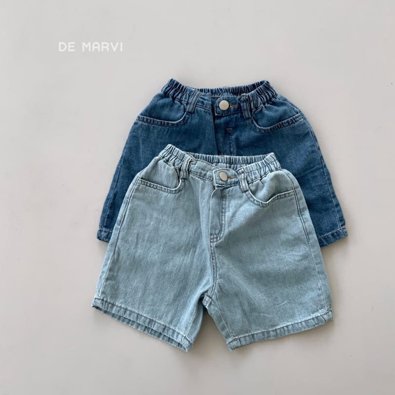 DE MARVI - Korean Children Fashion - #Kfashion4kids - Maro Denim Shorts