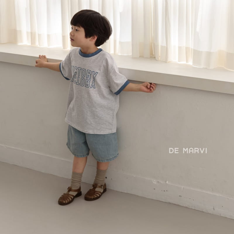 DE MARVI - Korean Children Fashion - #Kfashion4kids - Maro Denim Shorts - 12