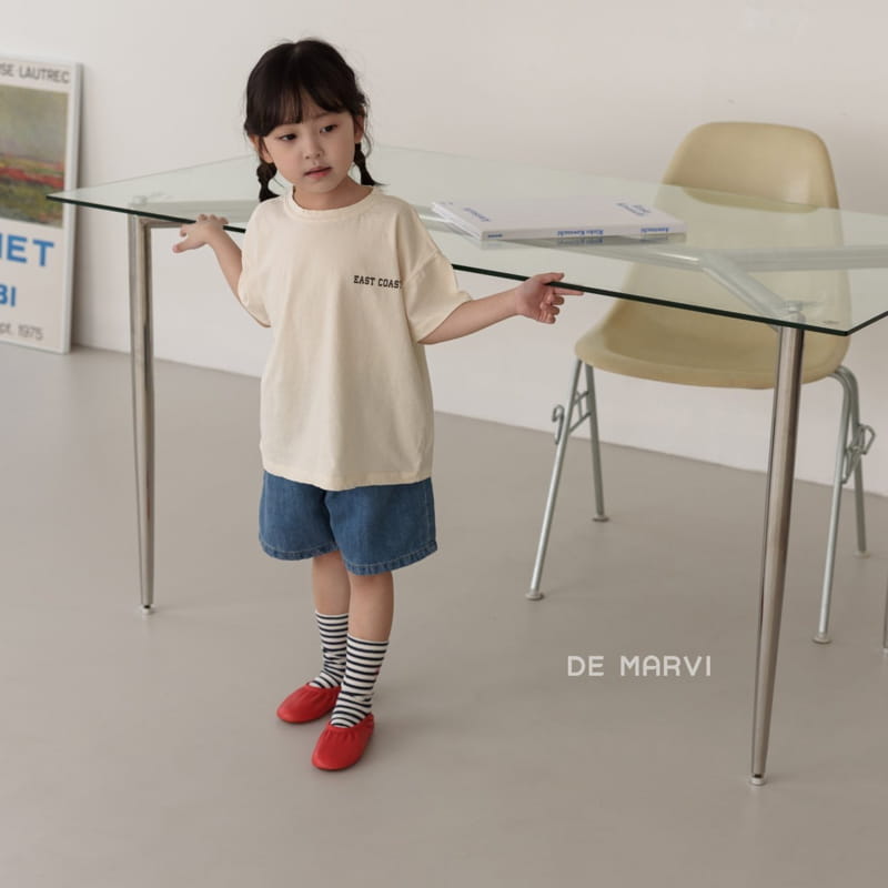 DE MARVI - Korean Children Fashion - #Kfashion4kids - Maro Denim Shorts - 8