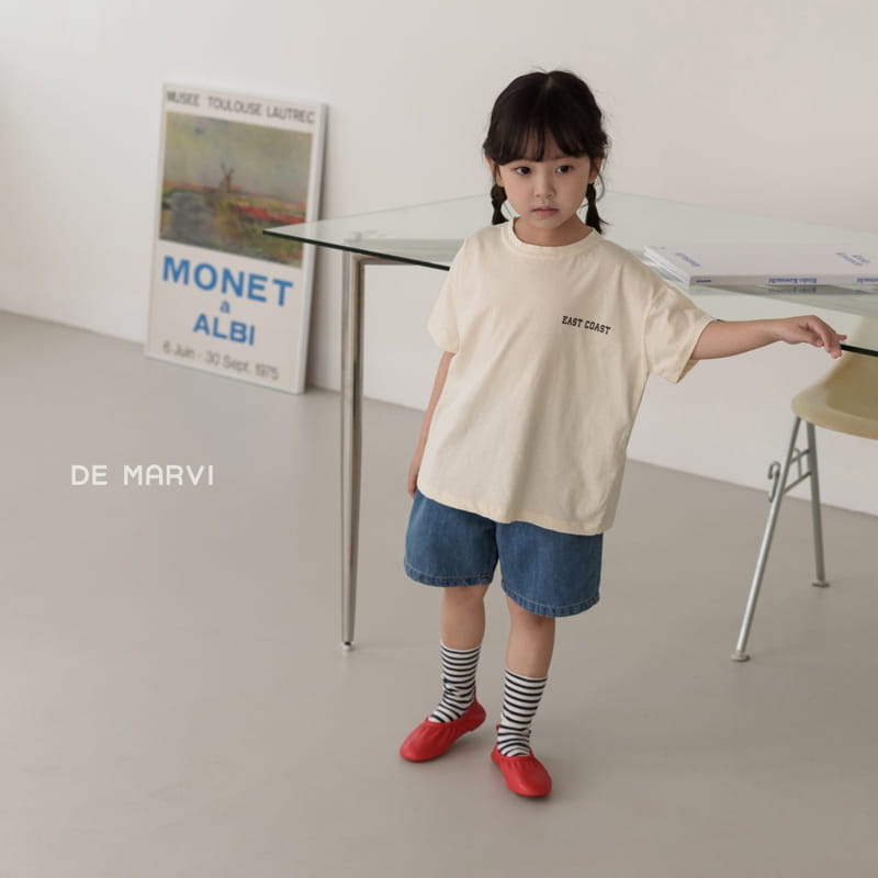 DE MARVI - Korean Children Fashion - #Kfashion4kids - Maro Denim Shorts - 9