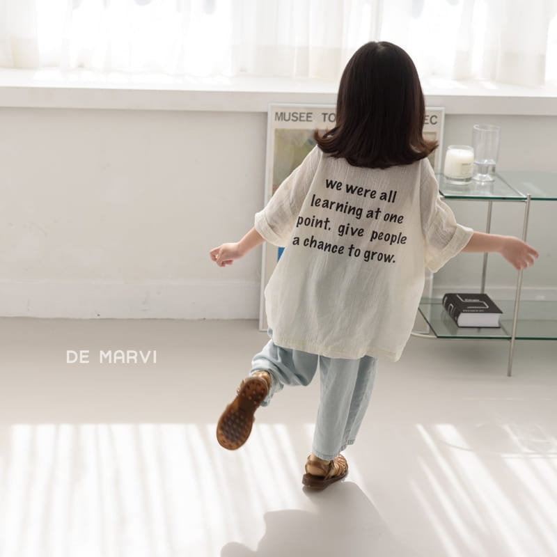 DE MARVI - Korean Children Fashion - #Kfashion4kids - Letter Shirt - 10