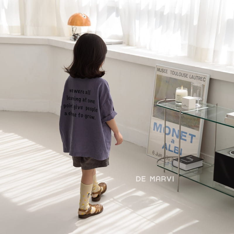 DE MARVI - Korean Children Fashion - #Kfashion4kids - Letter Shirt - 11