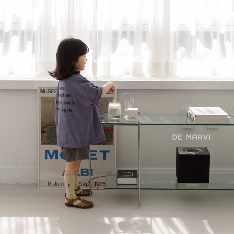 DE MARVI - Korean Children Fashion - #Kfashion4kids - Letter Shirt - 12