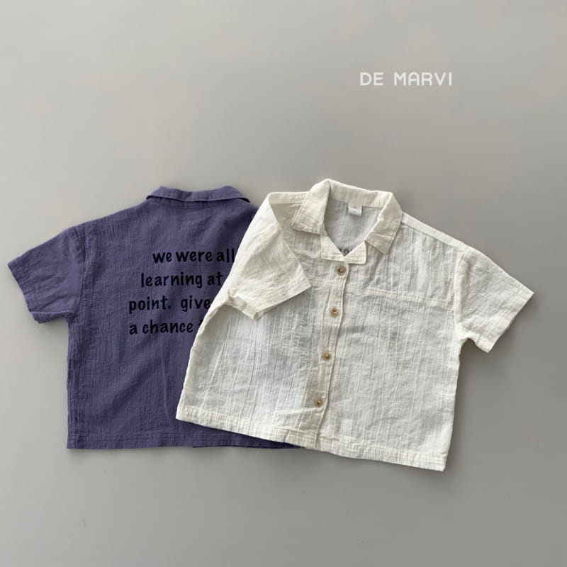 DE MARVI - Korean Children Fashion - #Kfashion4kids - Letter Shirt - 2