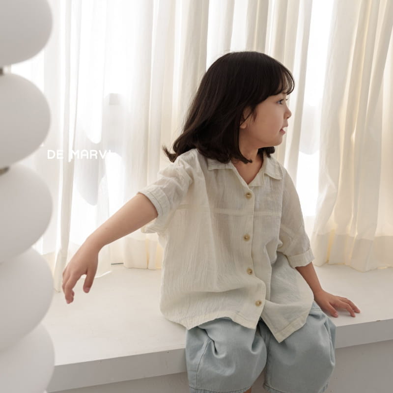 DE MARVI - Korean Children Fashion - #Kfashion4kids - Letter Shirt - 5