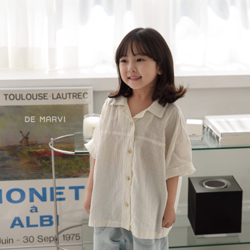 DE MARVI - Korean Children Fashion - #Kfashion4kids - Letter Shirt - 9