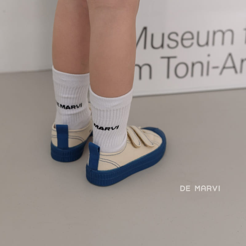 DE MARVI - Korean Children Fashion - #Kfashion4kids - White Socks [set of 3] - 2