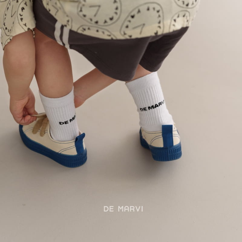 DE MARVI - Korean Children Fashion - #Kfashion4kids - White Socks [set of 3] - 3