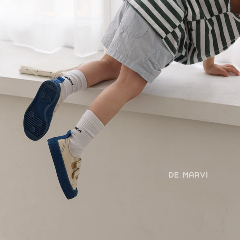 DE MARVI - Korean Children Fashion - #Kfashion4kids - White Socks [set of 3] - 4