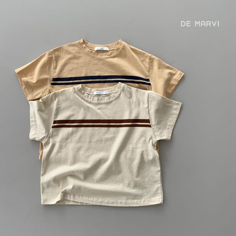 DE MARVI - Korean Children Fashion - #Kfashion4kids - Line Tee