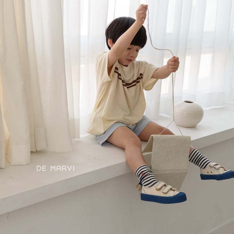 DE MARVI - Korean Children Fashion - #Kfashion4kids - Line Tee - 2